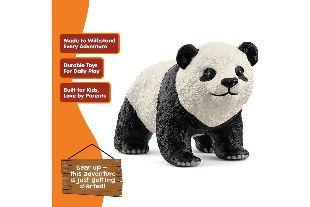 Schleich Wildlife Giant Panda Cub | Animal Figure-4