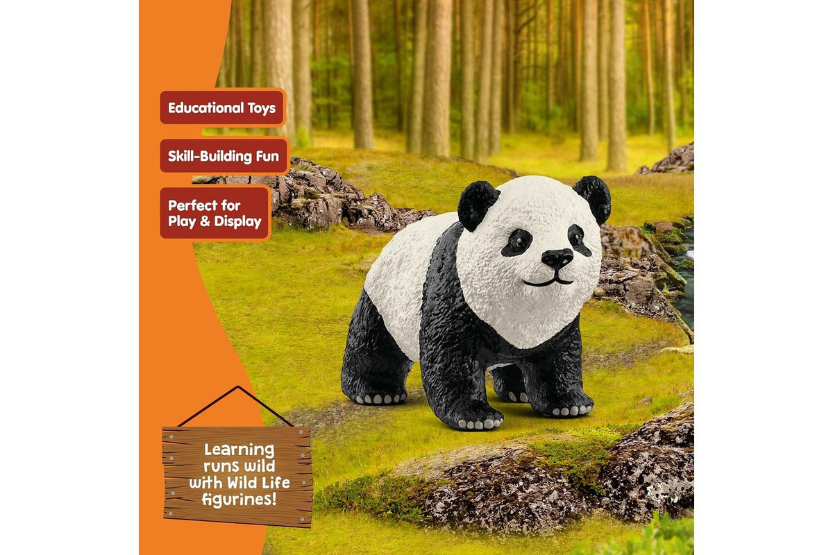 Schleich Wildlife Giant Panda Cub | Animal Figure-5