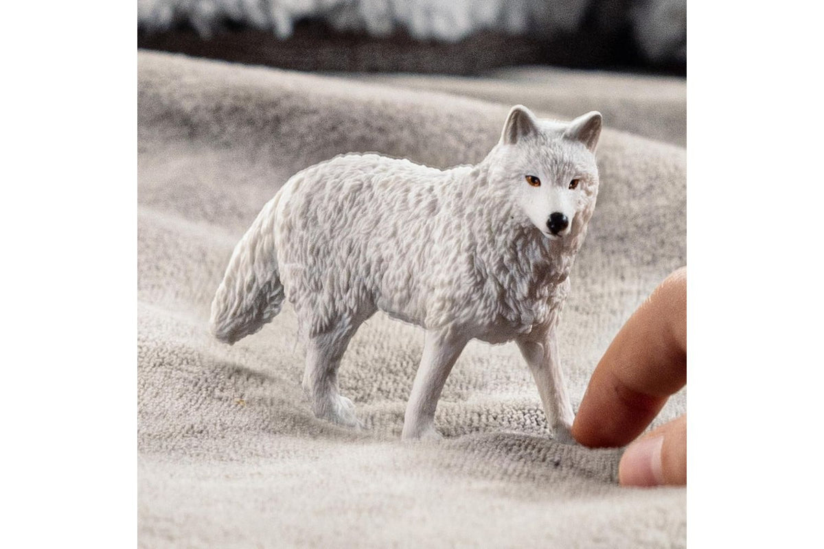 Schleich Wildlife Arctic Wolf | Toy Figure-2