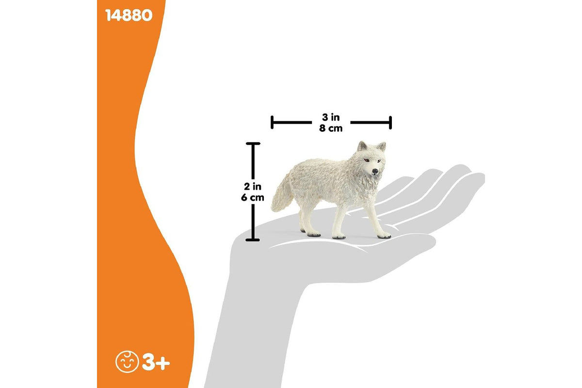 Schleich Wildlife Arctic Wolf | Toy Figure-3