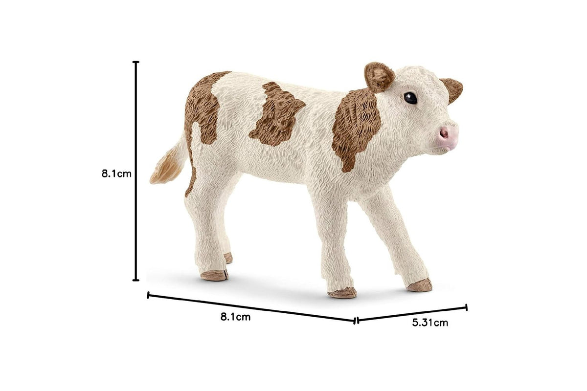 Schleich Farm World Simmental Calf 13802 | Toy Figure-2