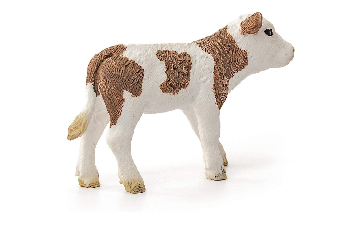 Schleich Farm World Simmental Calf 13802 | Toy Figure-4