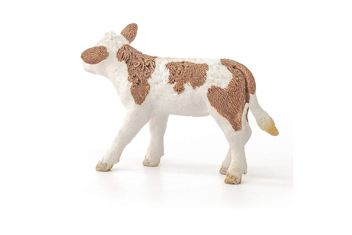 Schleich Farm World Simmental Calf 13802 | Toy Figure-5