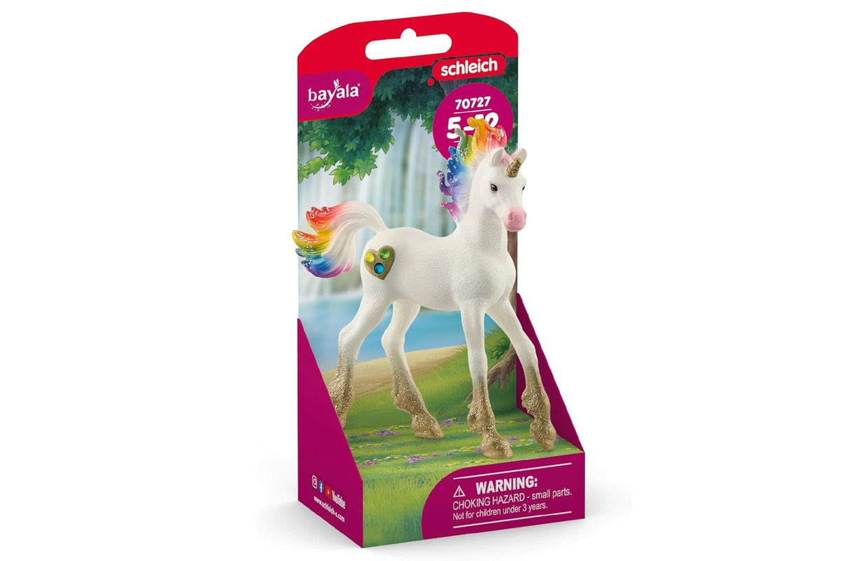 Schleich Bayala Rainbow Love Unicorn Foal 70727 | Unicorn Foal Figure