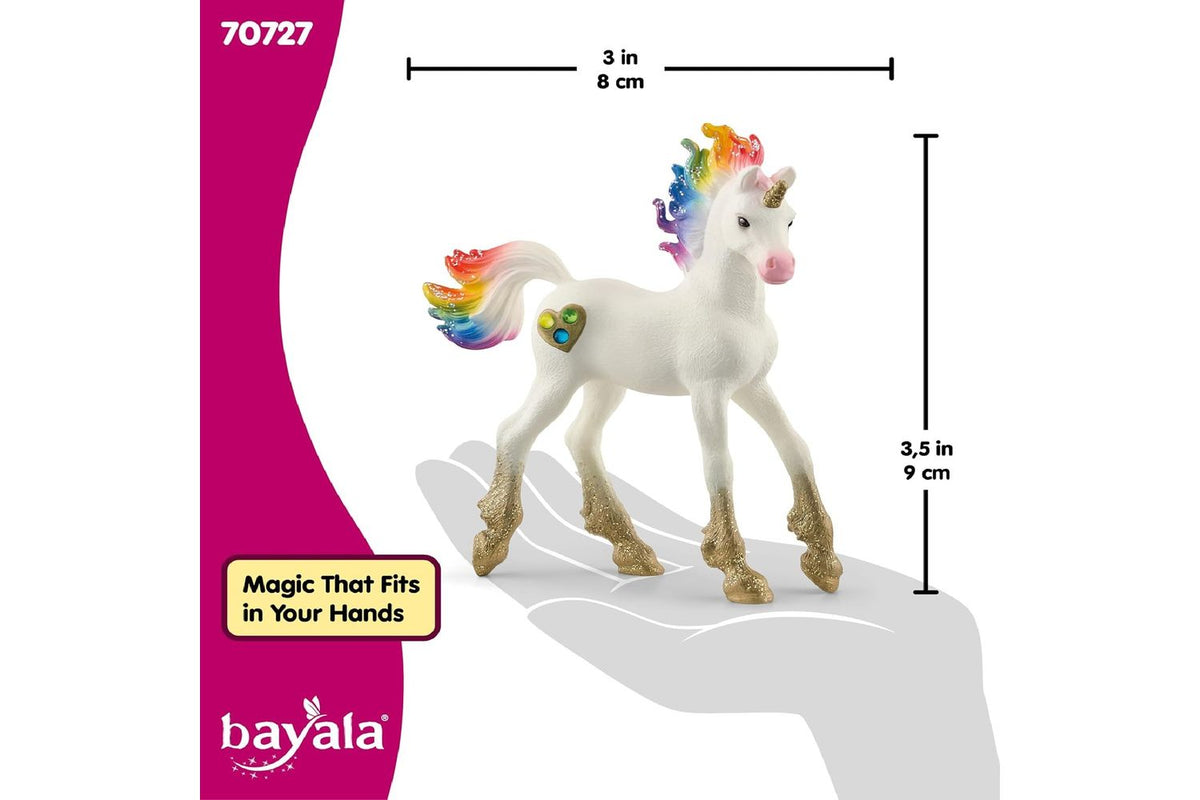 Schleich Bayala Rainbow Love Unicorn Foal 70727 | Unicorn Foal Figure-3