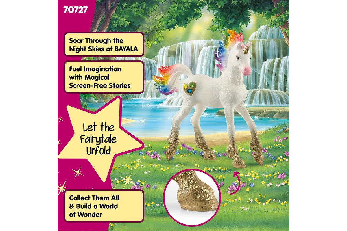 Schleich Bayala Rainbow Love Unicorn Foal 70727 | Unicorn Foal Figure-5
