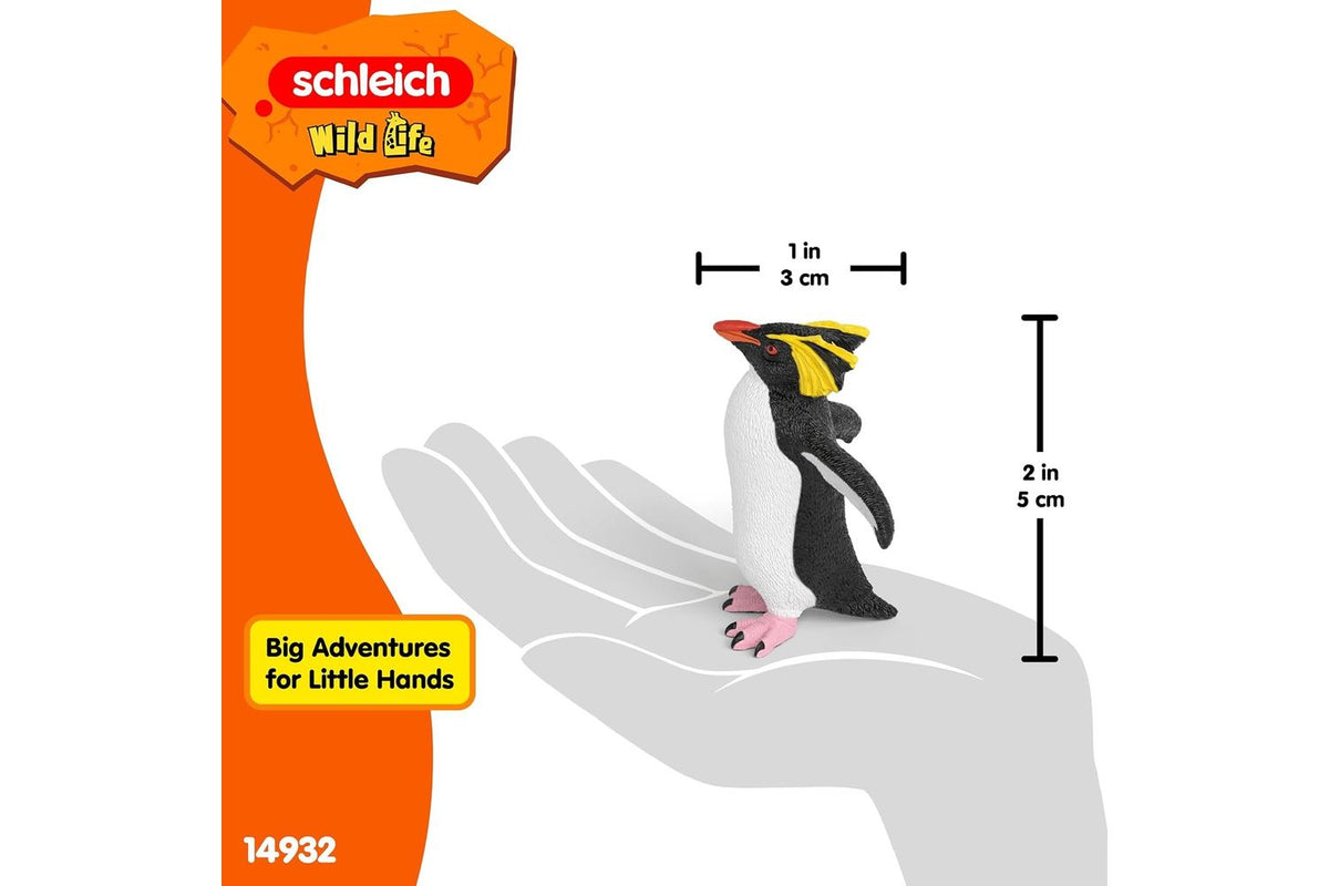 Schleich Wildlife Rockhopper Penguin | Toy Figure-3