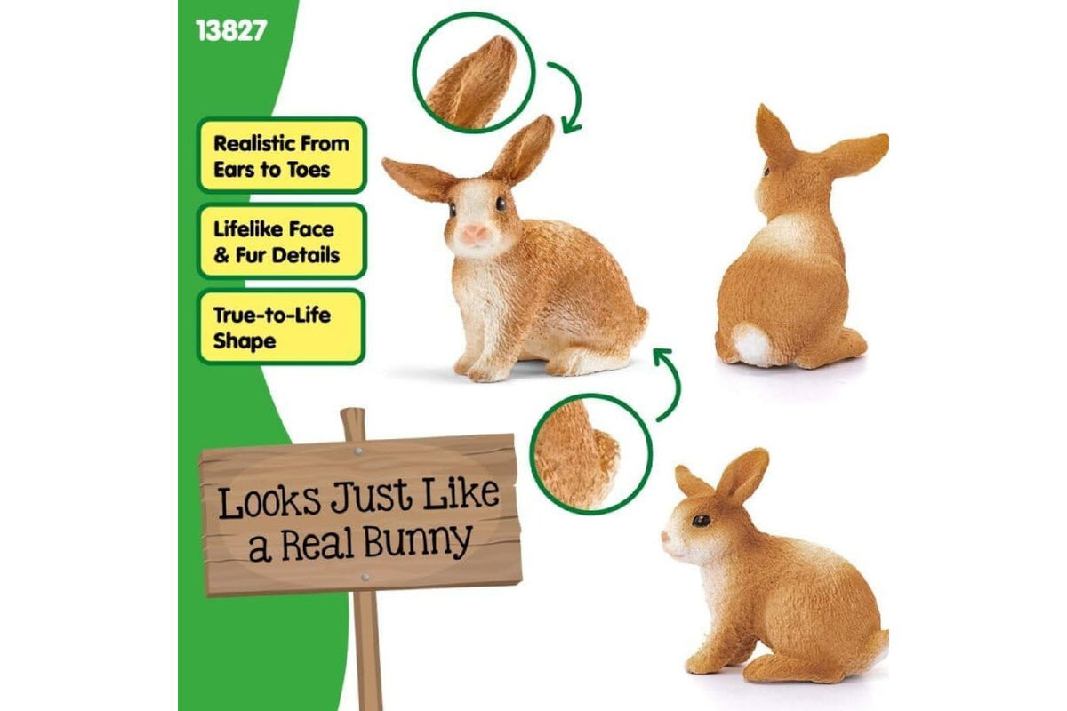 Schleich Farm World Rabbit | Toy Figure-4