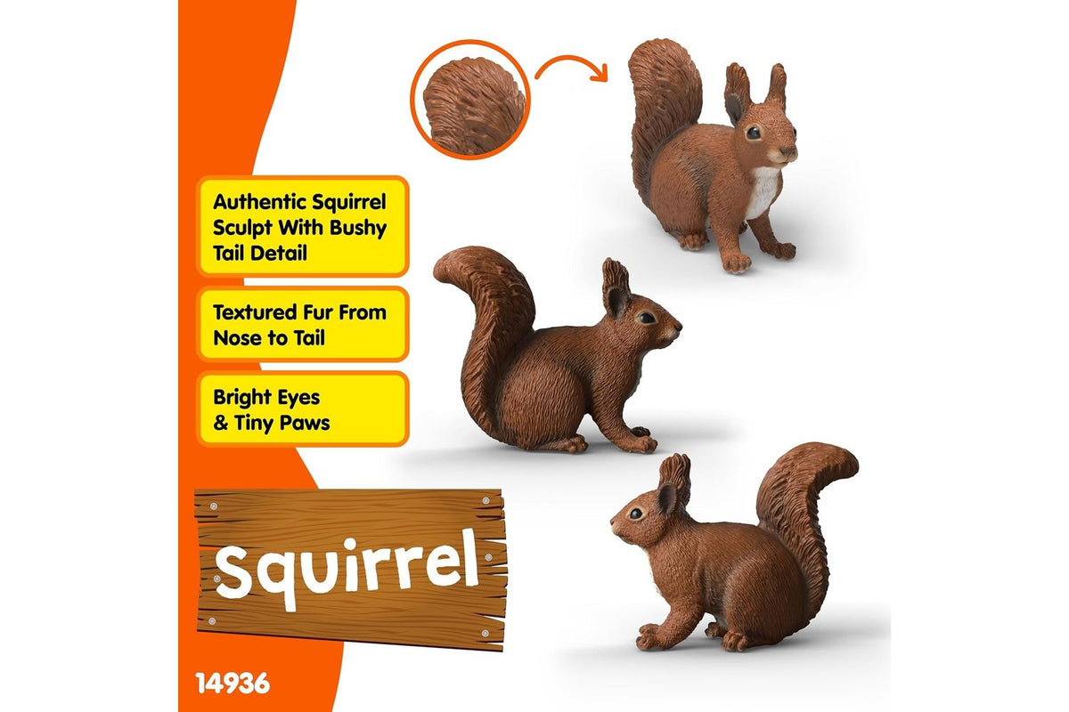 Schleich Wildlife Squirrel | Animal Figurine-3