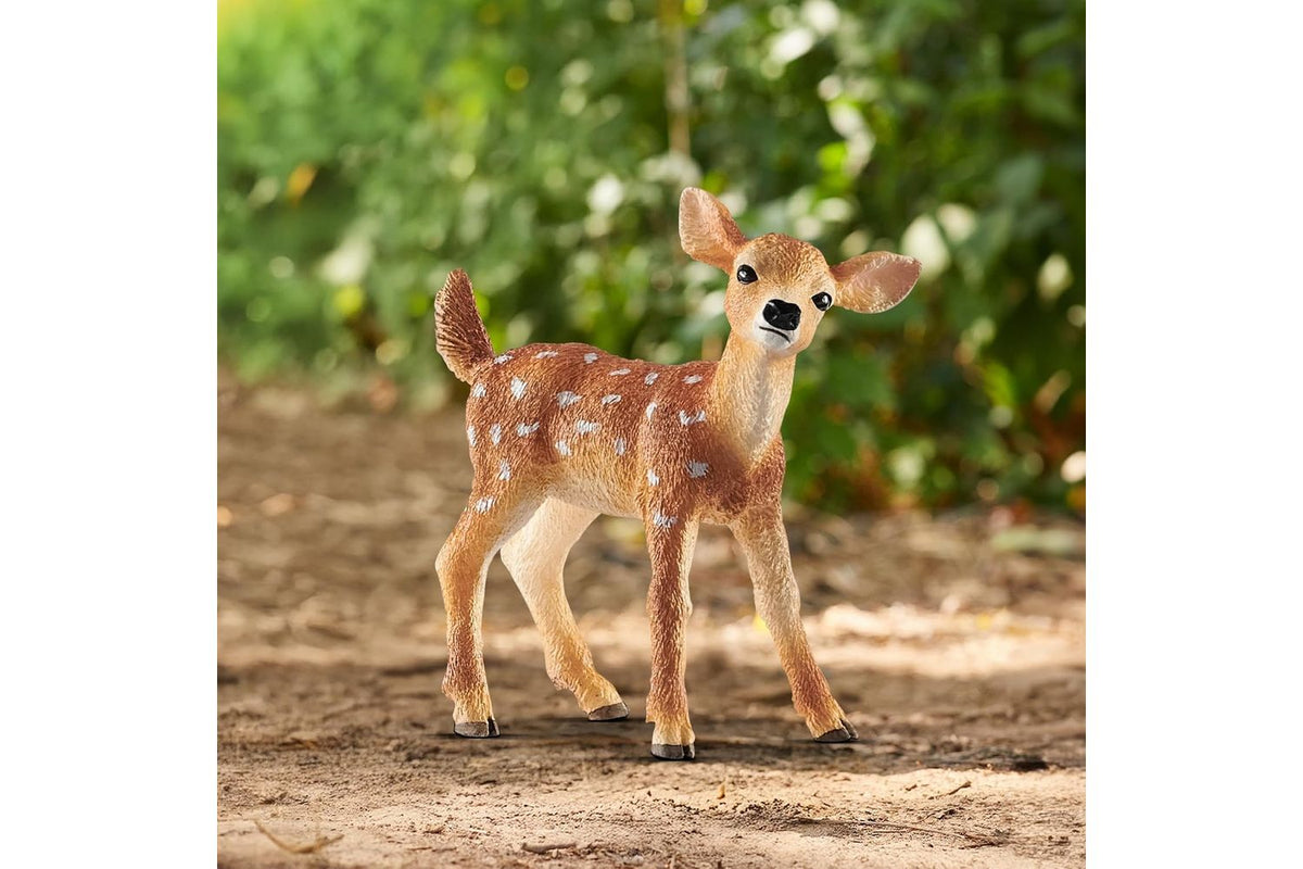 Schleich Wildlife White-tailed Fawn | Toy Figure-2