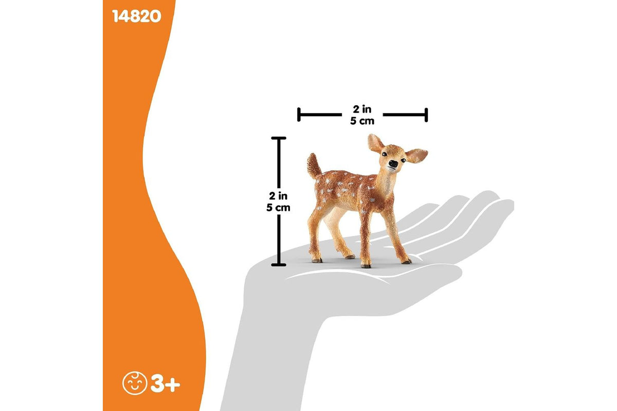 Schleich Wildlife White-tailed Fawn | Toy Figure-3