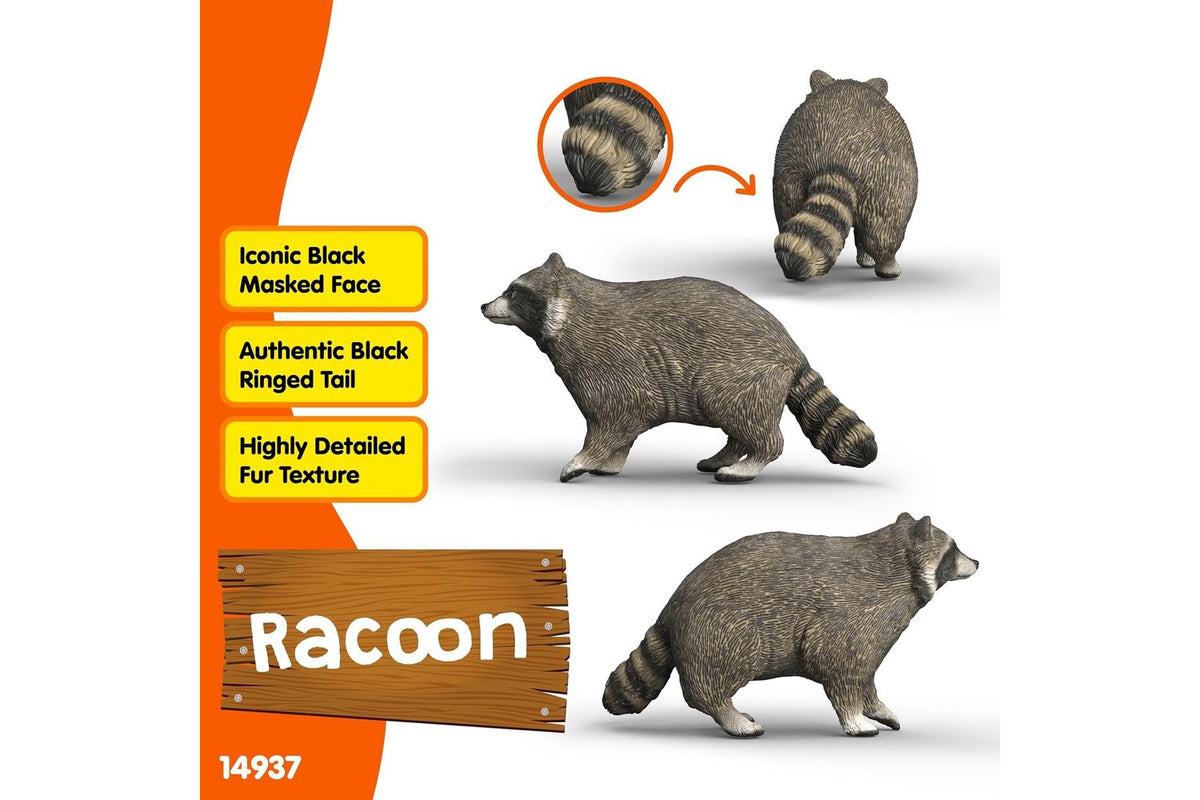 Schleich Wildlife Raccoon 14937 | Toy Figure-4