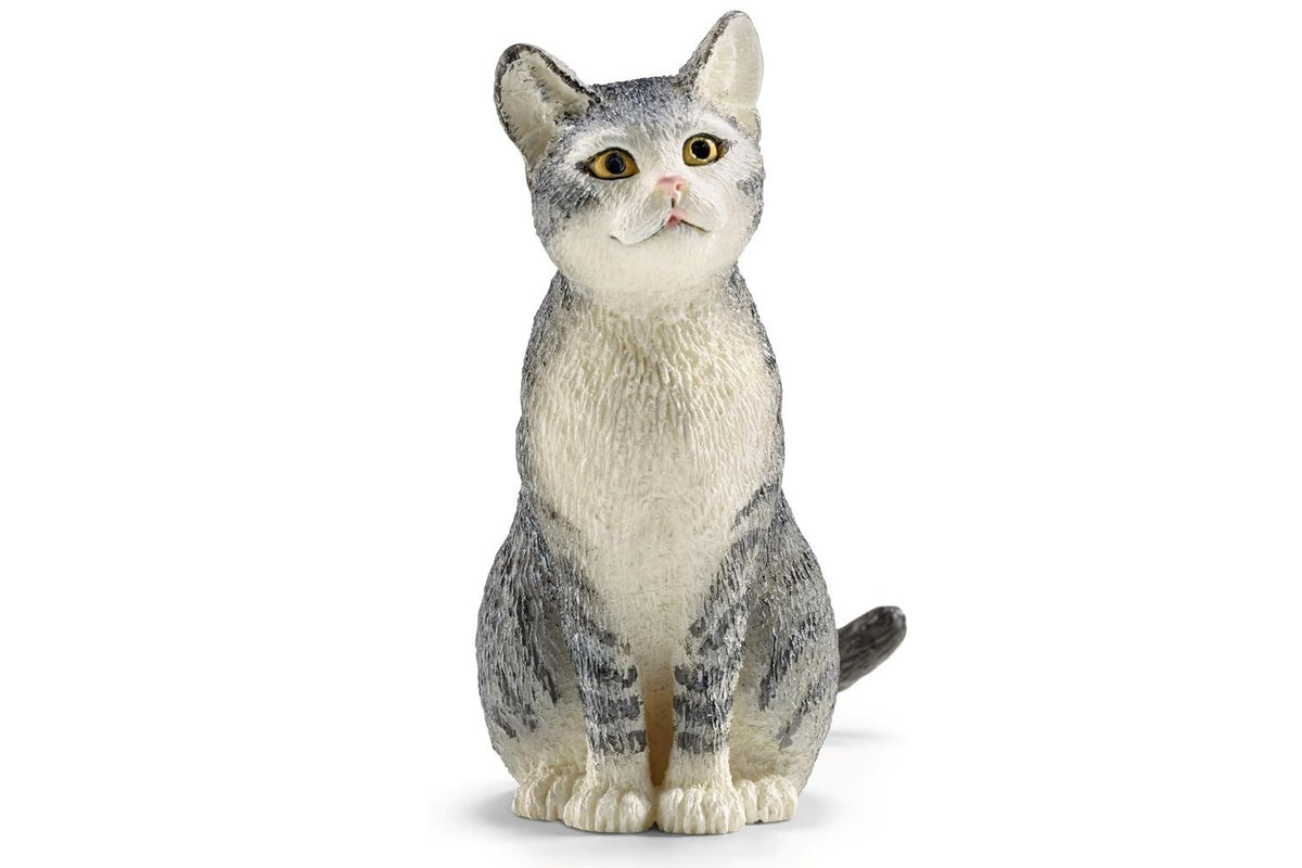 Schleich Farm World Sitting Cat | Toy Figure