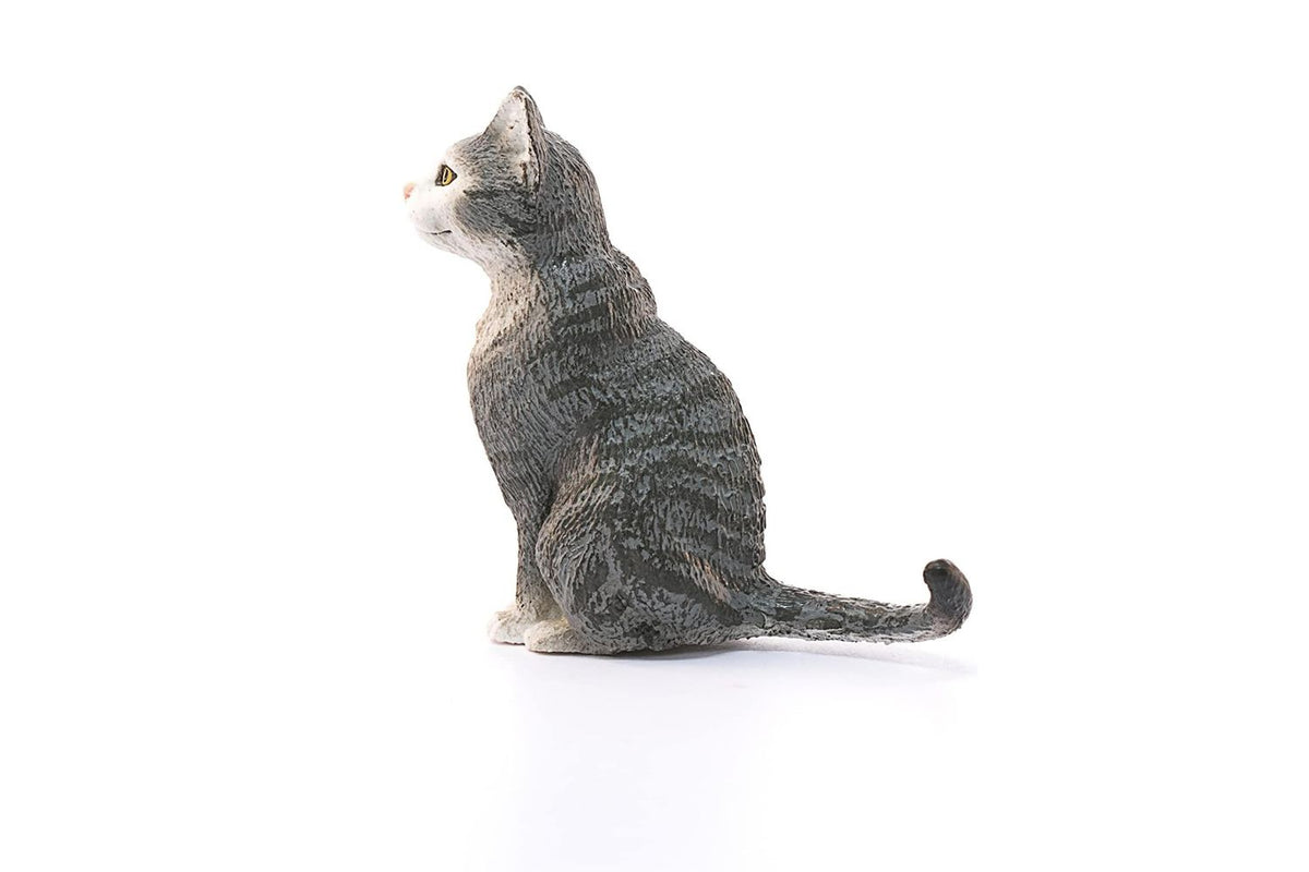 Schleich Farm World Sitting Cat | Toy Figure-2