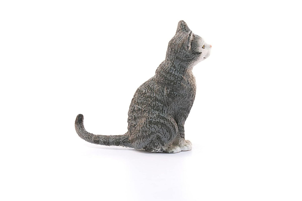Schleich Farm World Sitting Cat | Toy Figure-3