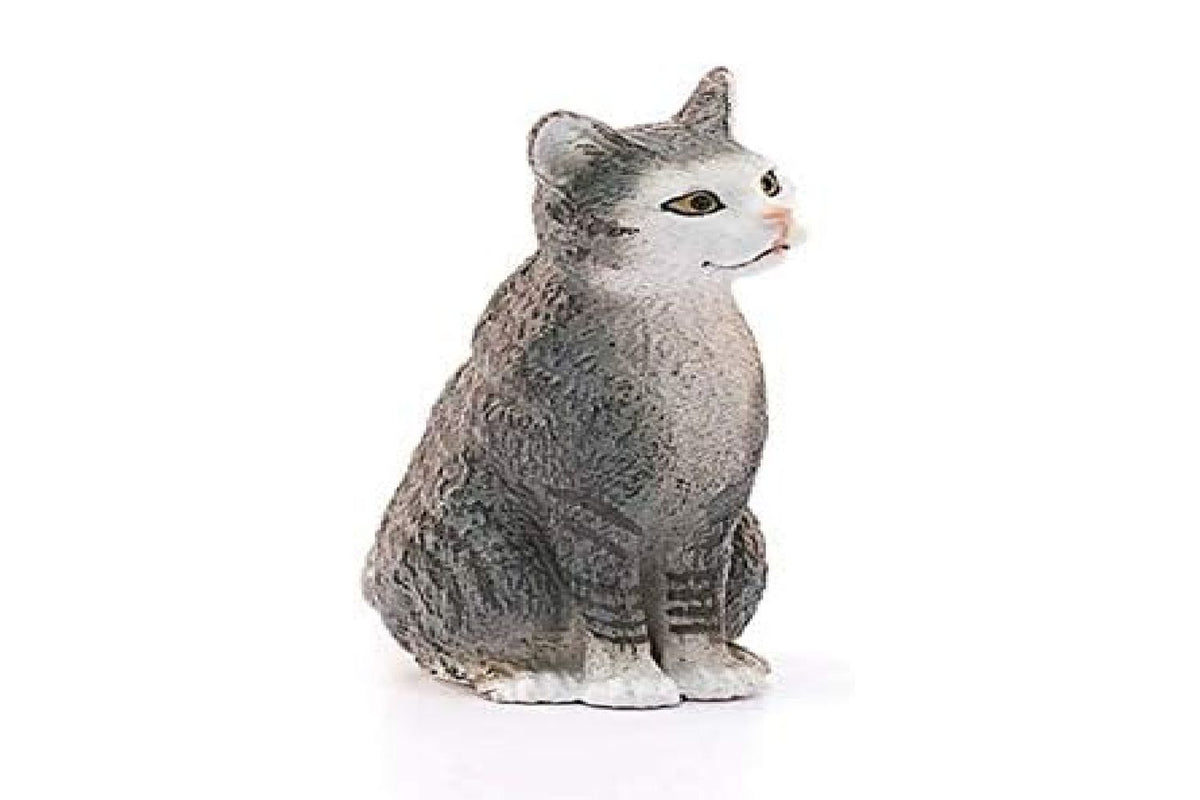 Schleich Farm World Sitting Cat | Toy Figure-5