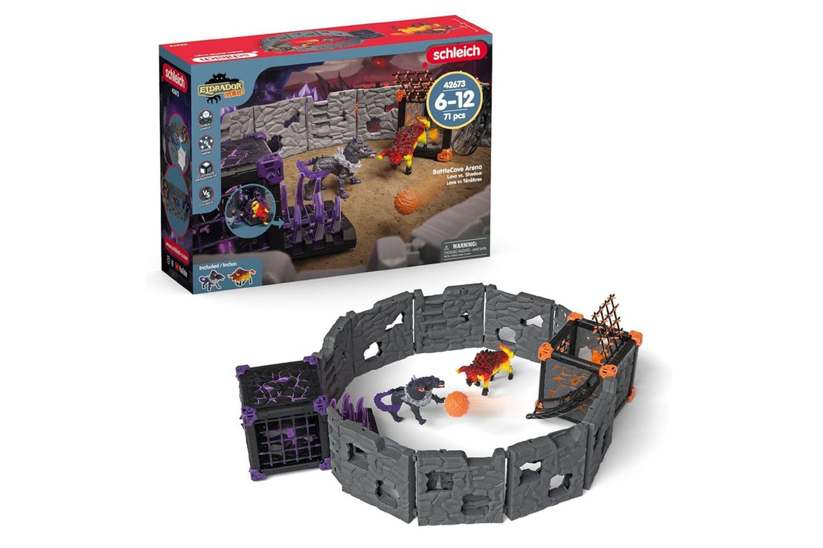 Schleich Eldrador Battlecave Arena Lava Versus Shadow | Toy Playset