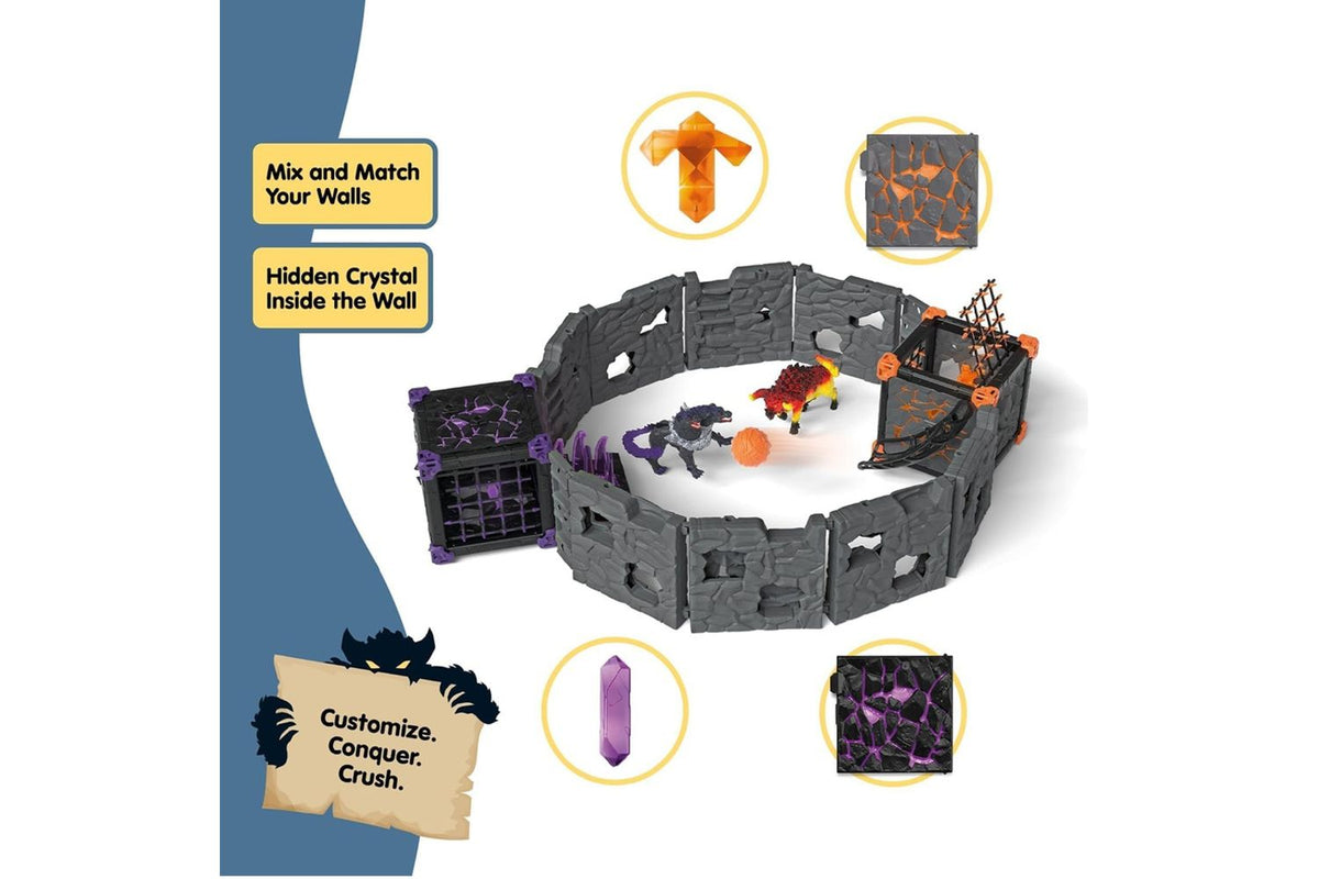 Schleich Eldrador Battlecave Arena Lava Versus Shadow | Toy Playset-2