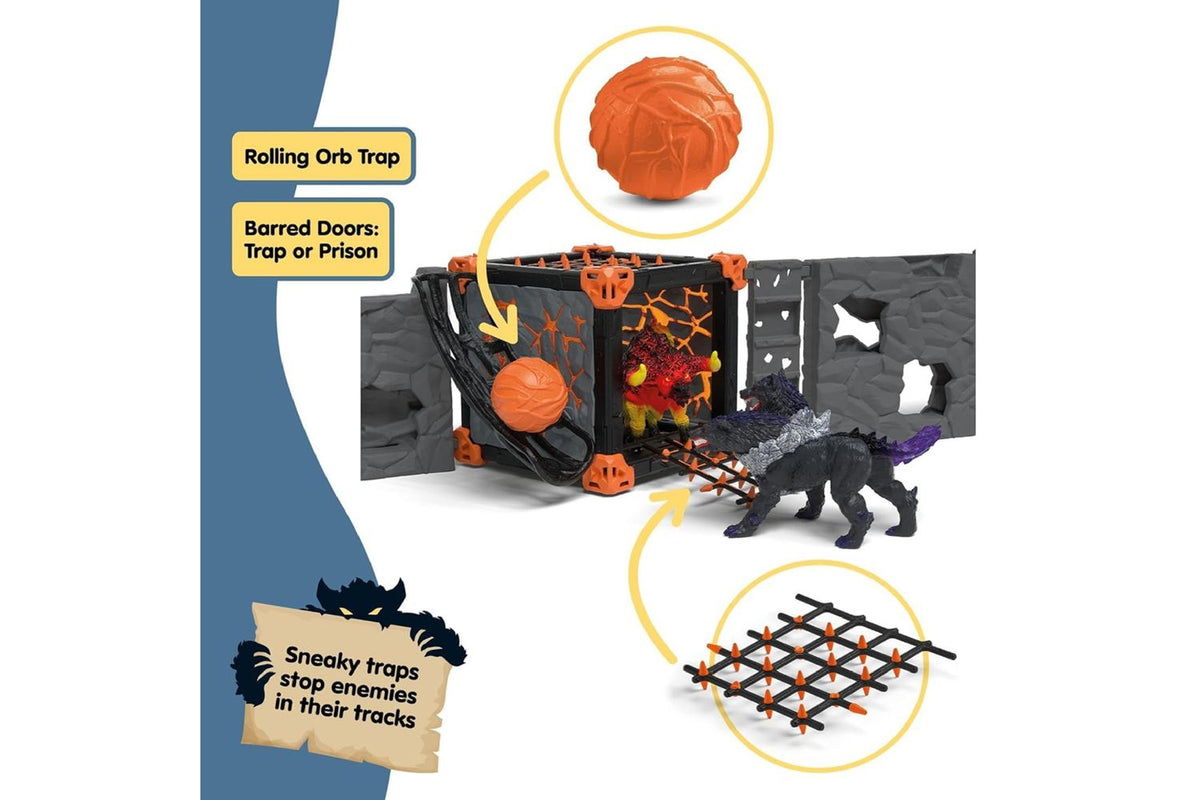 Schleich Eldrador Battlecave Arena Lava Versus Shadow | Toy Playset-4