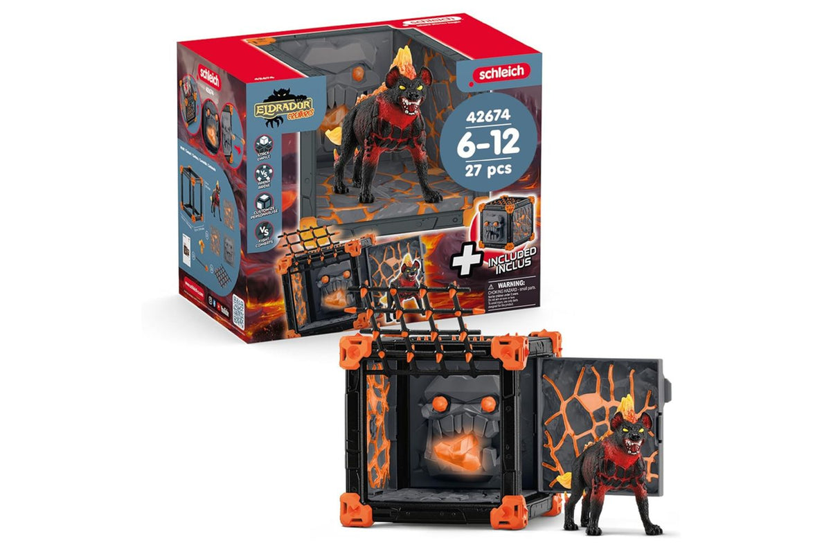 Schleich Eldrador Battlecave Lava Hyena | Toy Playset