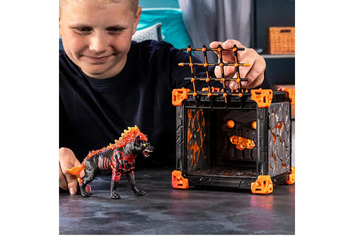 Schleich Eldrador Battlecave Lava Hyena | Toy Playset-2