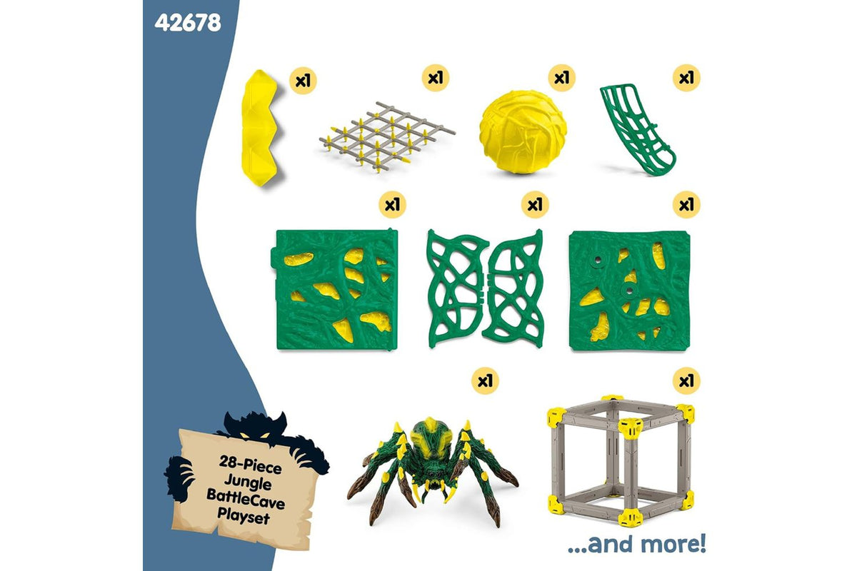 Schleich Eldrador Battlecave Jungle Tarantula | Playset-5