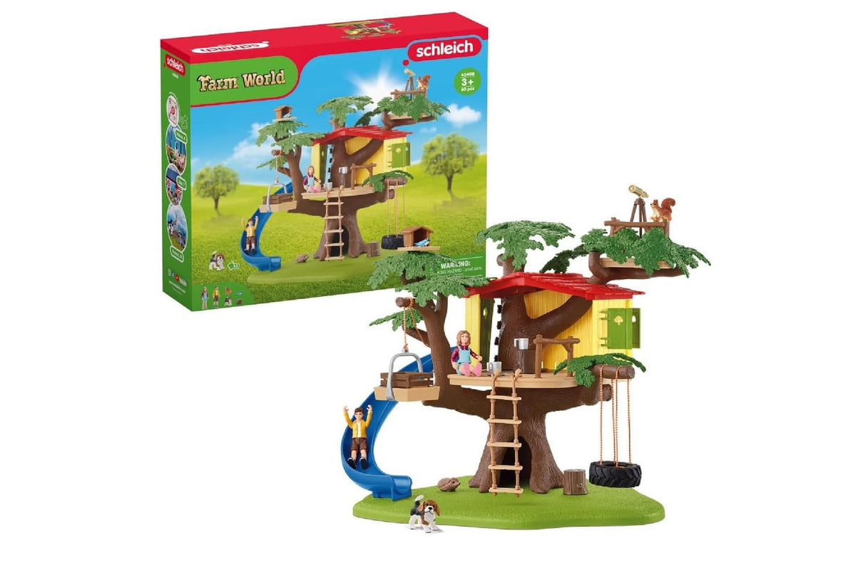Schleich Farm World Adventure Treehouse | Toy Playset