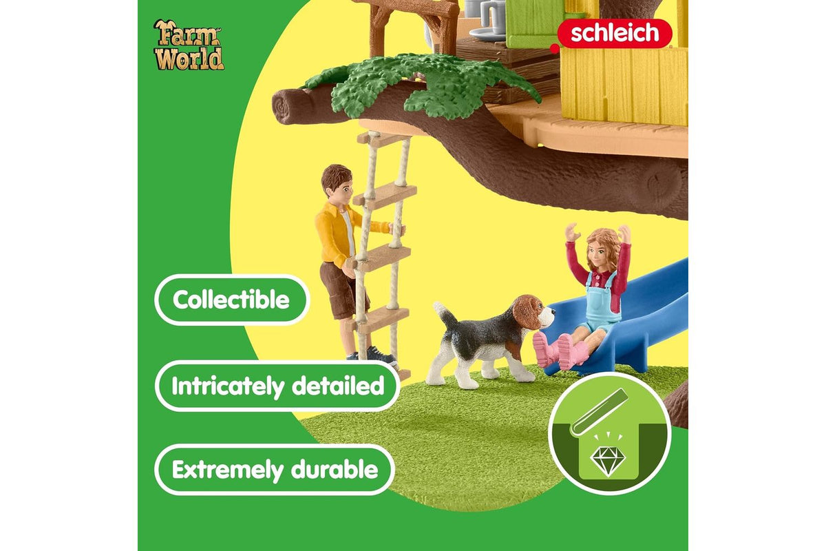 Schleich Farm World Adventure Treehouse | Toy Playset-4