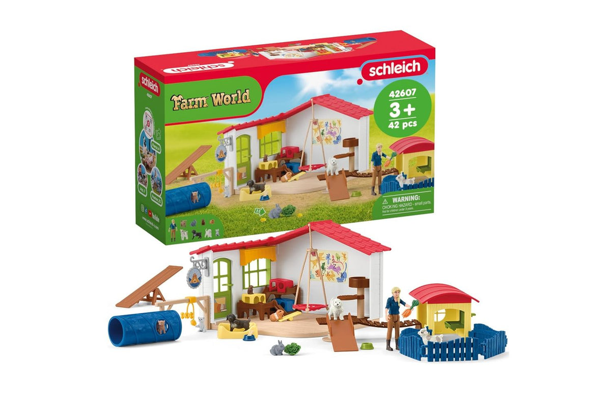 Schleich Farm World Pet Hotel | Toy Playset