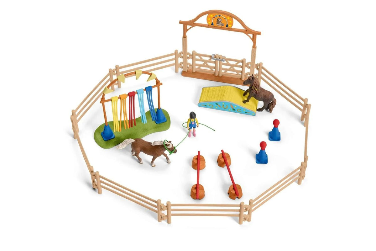 Schleich Horse Club Pony Agility Training | Toy Playset-4