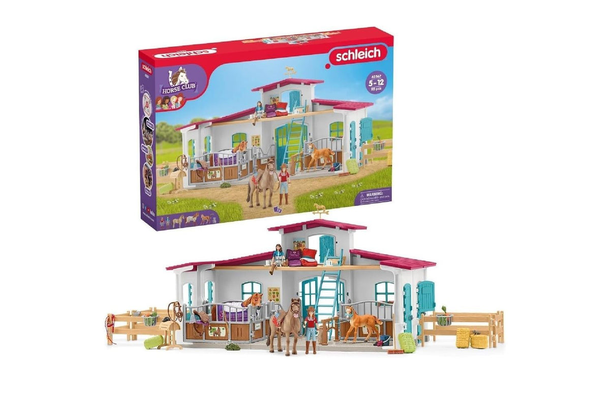 Schleich Horse Club Lakeside Riding Center | Toy Playset | Plastic