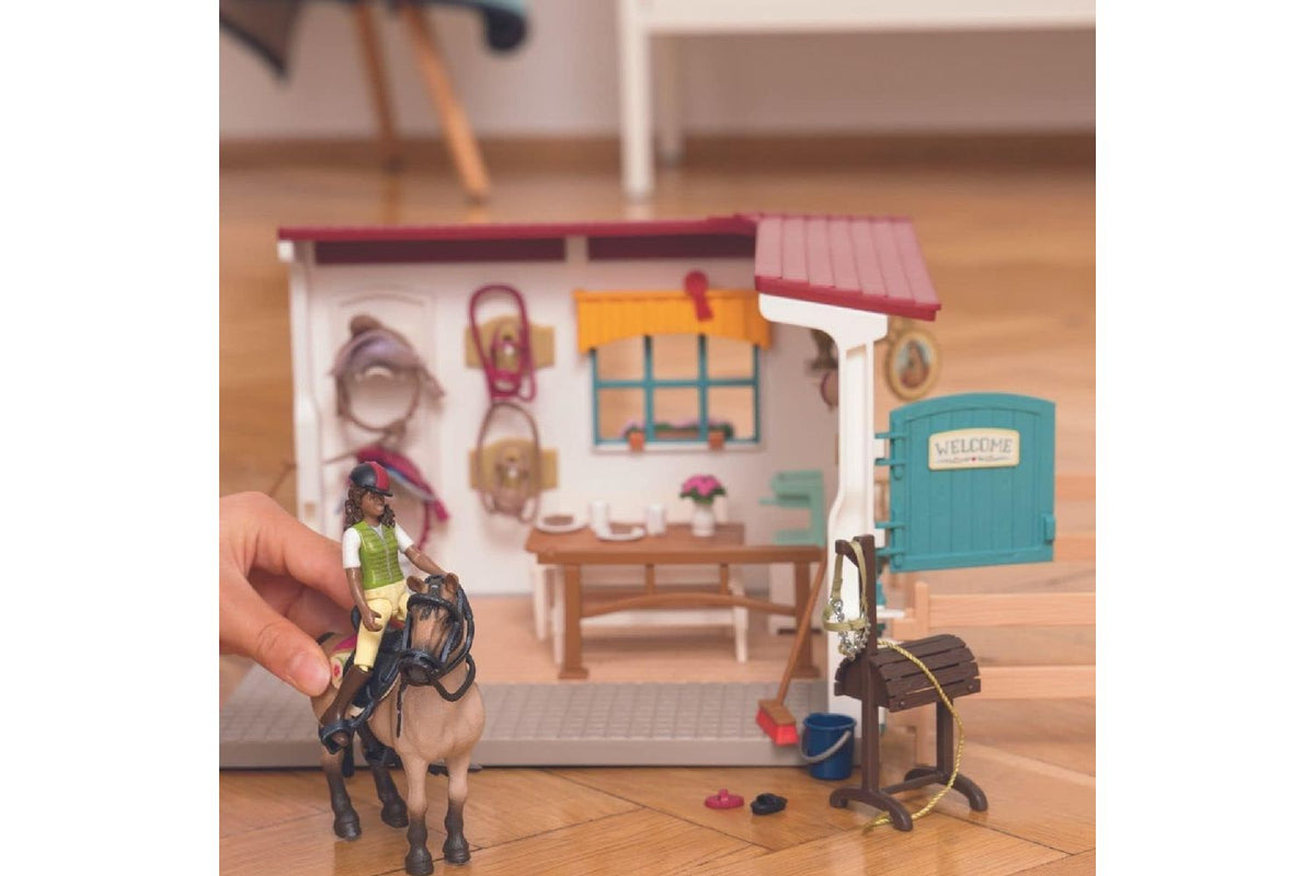 Schleich Horse Club Tack Room Extension | Toy Playset | Plastic-2