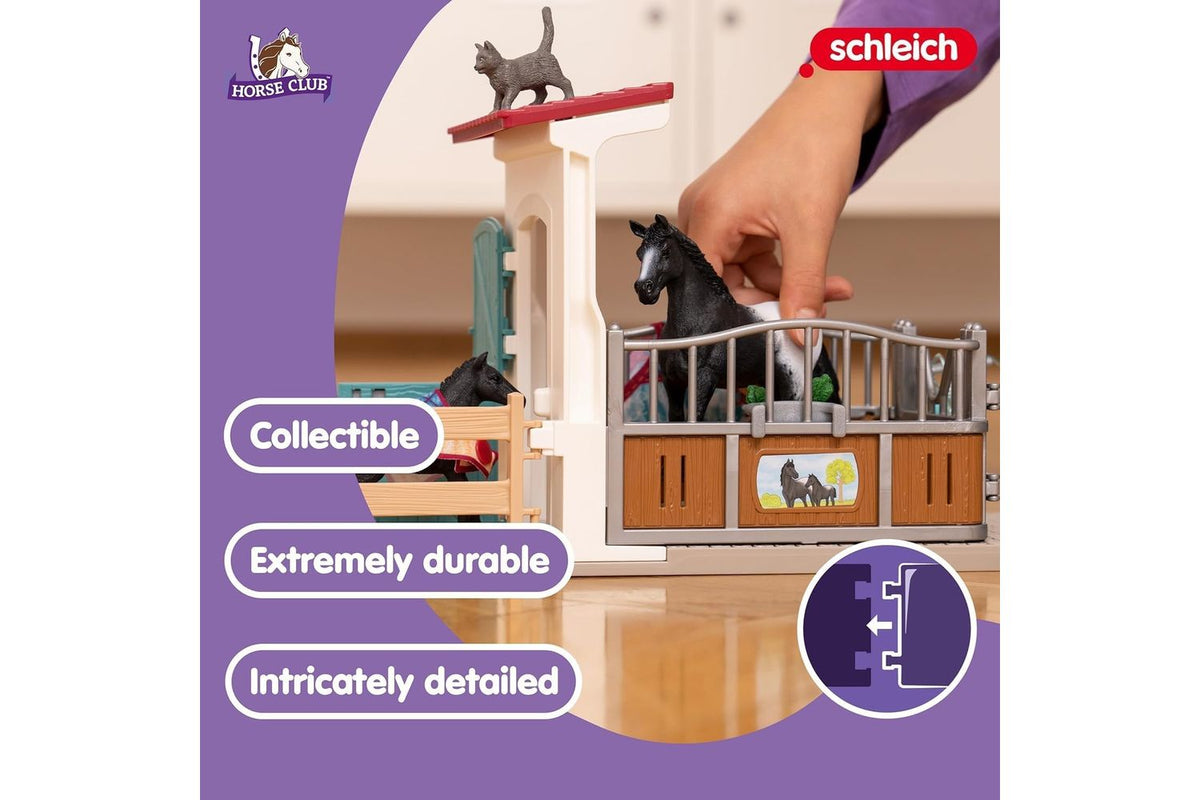 Schleich Horse Club Horse Box With Mare And Foal | Toy Playset-3