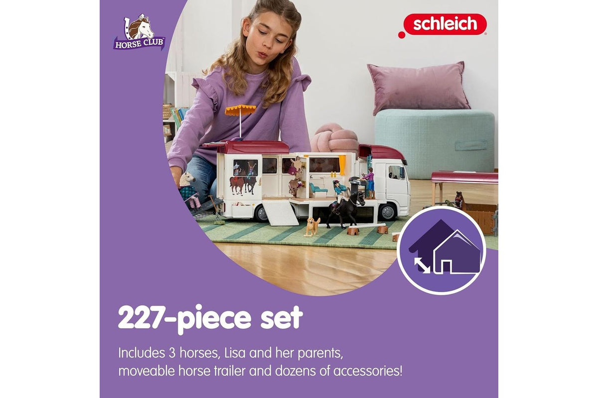 Schleich Horse Club Horse Transporter 42619 | Toy Playset-4