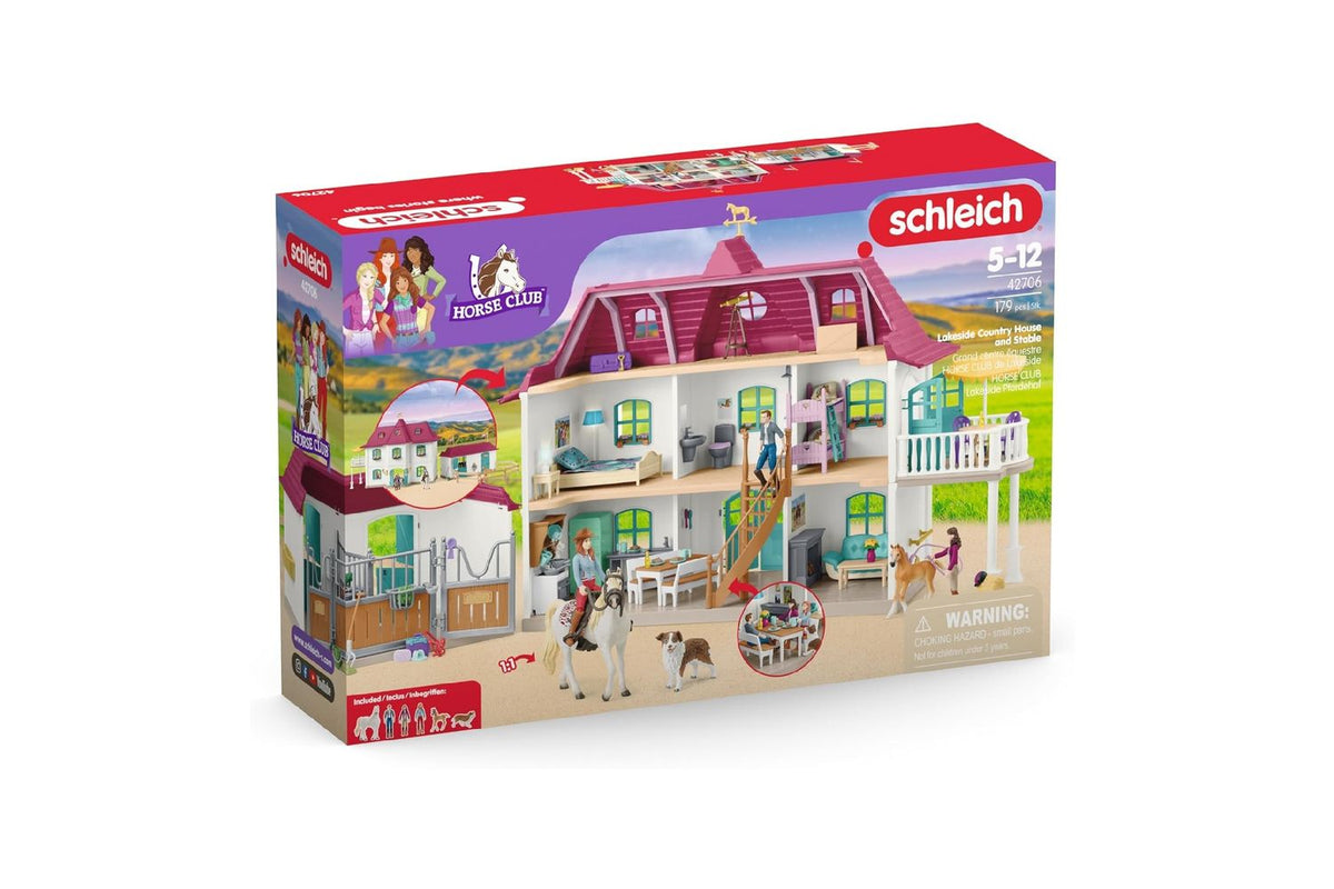 Schleich Horse Club Lakeside Country House And Stable | Toy Playset-5