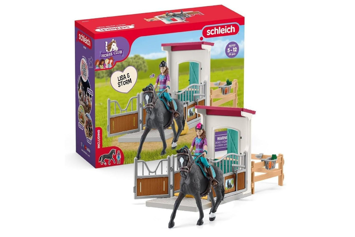 Schleich Horse Club Horsebox With Lisa And Storm | Toy Playset