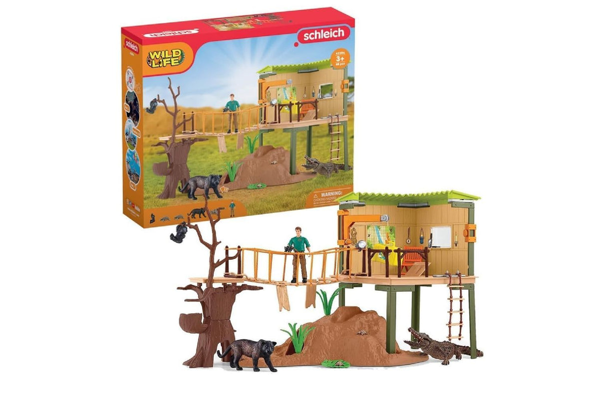 Schleich Wildlife Ranger Adventure Station | Toy Playset
