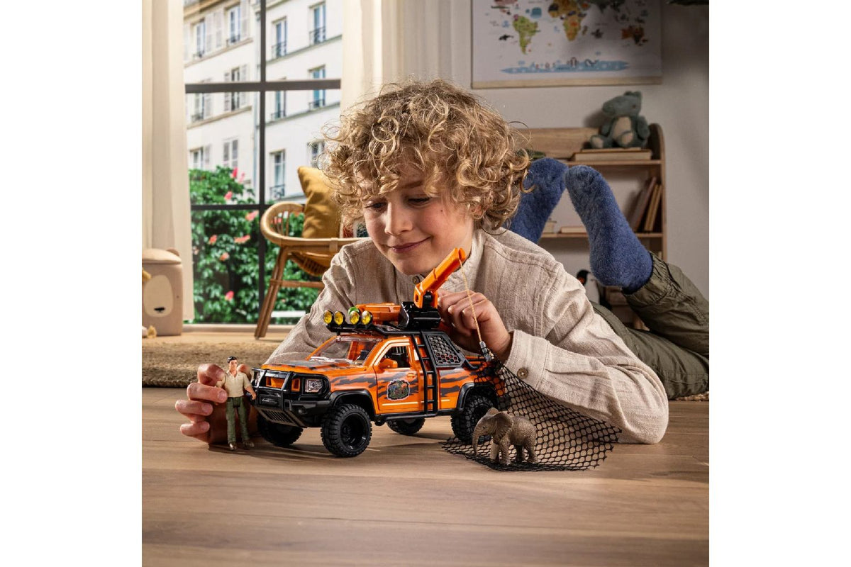 Schleich Wildlife Off Road Adventure In The Jungle | Toy Playset-3