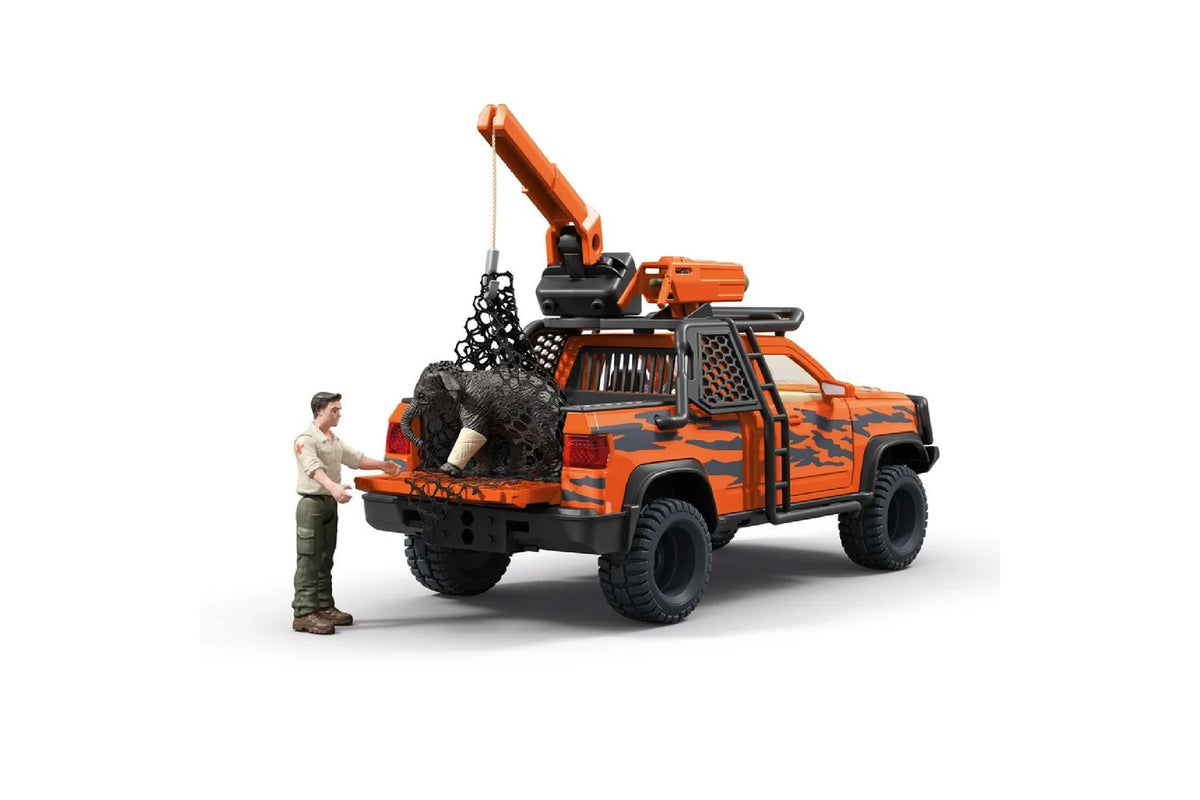 Schleich Wildlife Off Road Adventure In The Jungle | Toy Playset-5