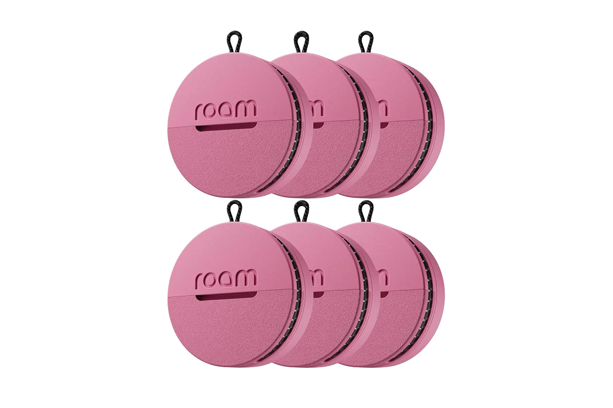 Roam Tracker | Smart Tag | Pink | Pack Of 6