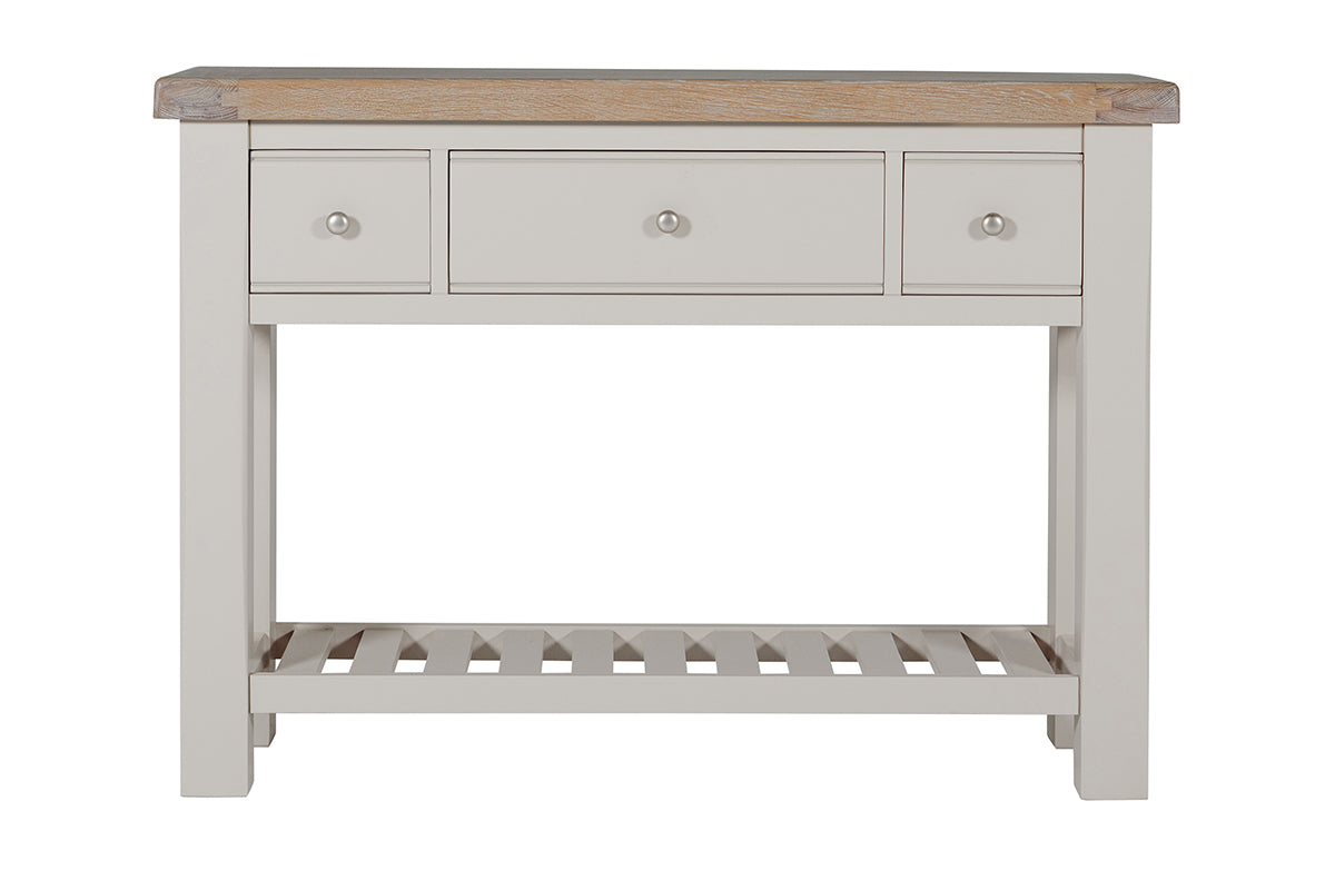 Winnie Console Table | 120 cm| 3 Drawers | Rectangular | American White Oak