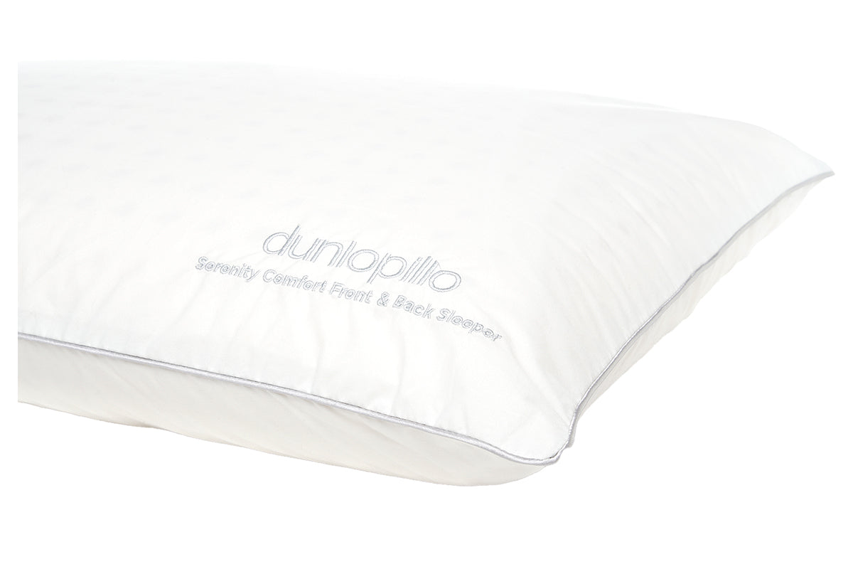 Dunlopillo | Serenity Comfort Pillow | Front & Back Sleeper