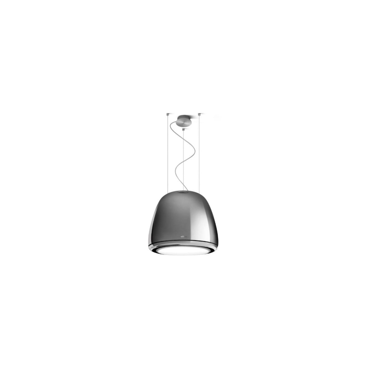 Elica 50cm Diva Edith Cooker Hood | EDITHHEAVYMETAL | Stainless Steel