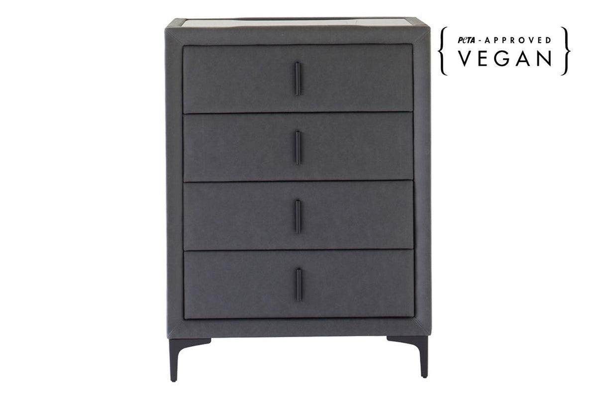Lewis Chest Of Drawer | 4 Drawer | Matt Black