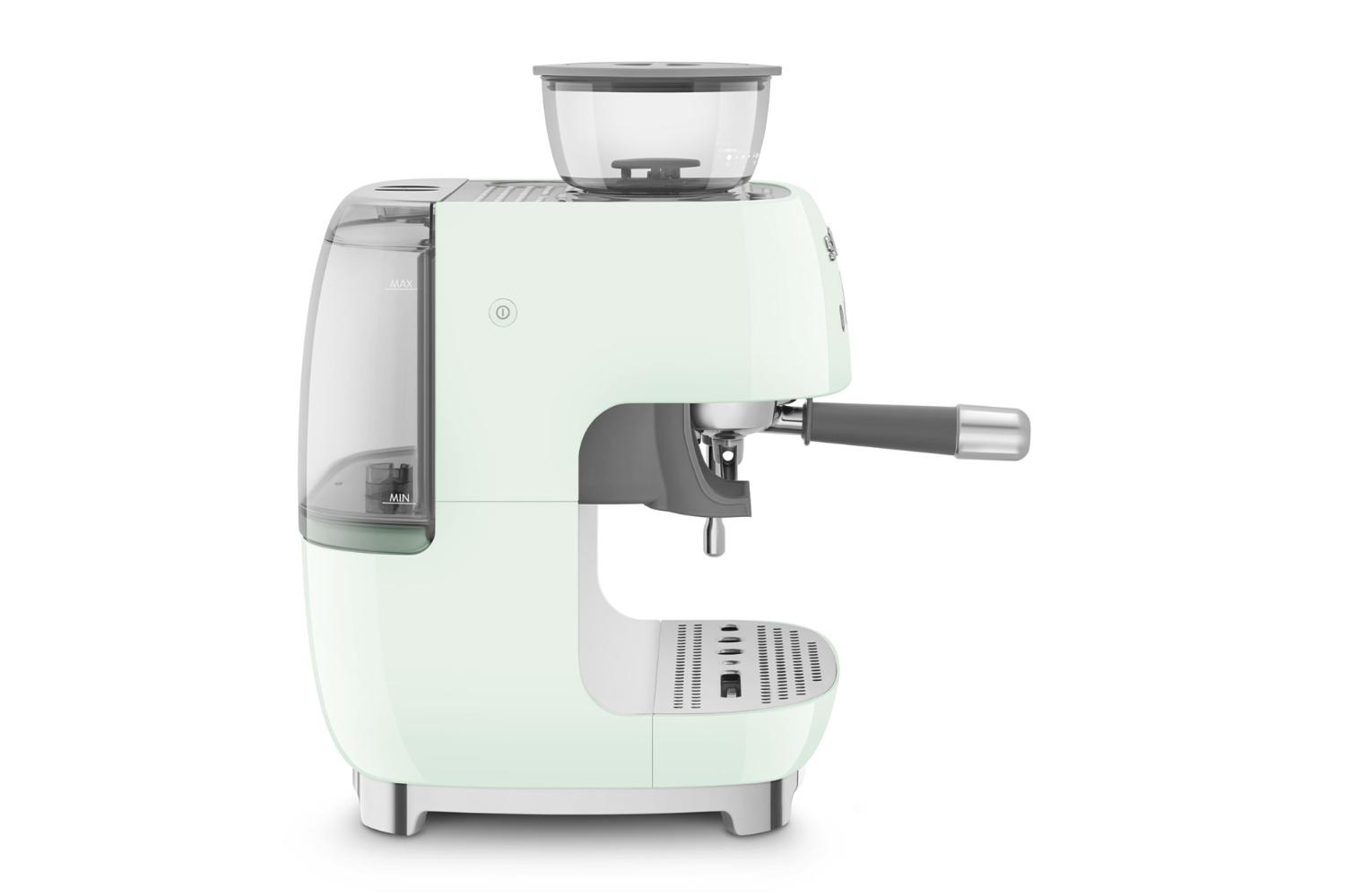 Smeg 50's Style Bean to Cup Espresso Coffee Machine | EGF03PGUK | Pastel Green
