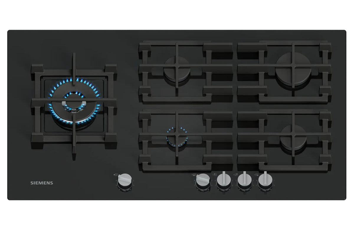 Siemens iQ500 90cm 5 Burner Gas Hob | EP9A6MI40 | Black