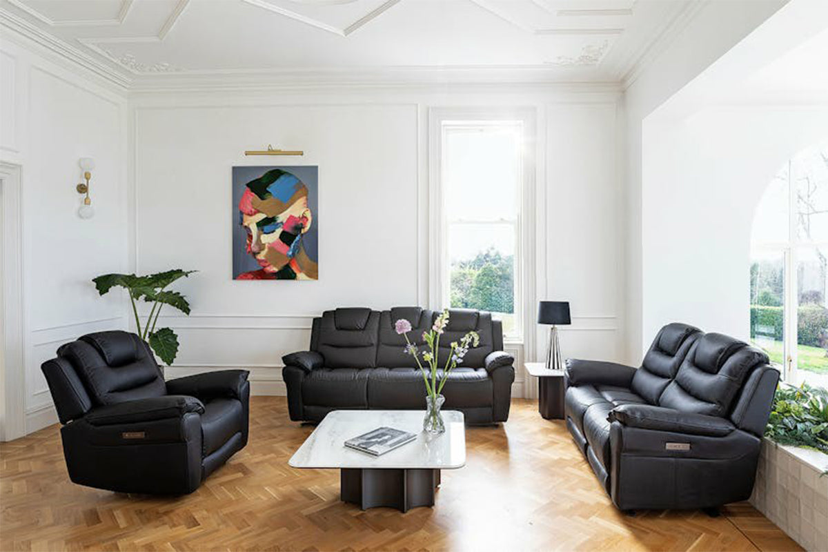 Emily Armchair | Power Recliner | Fabric | Black