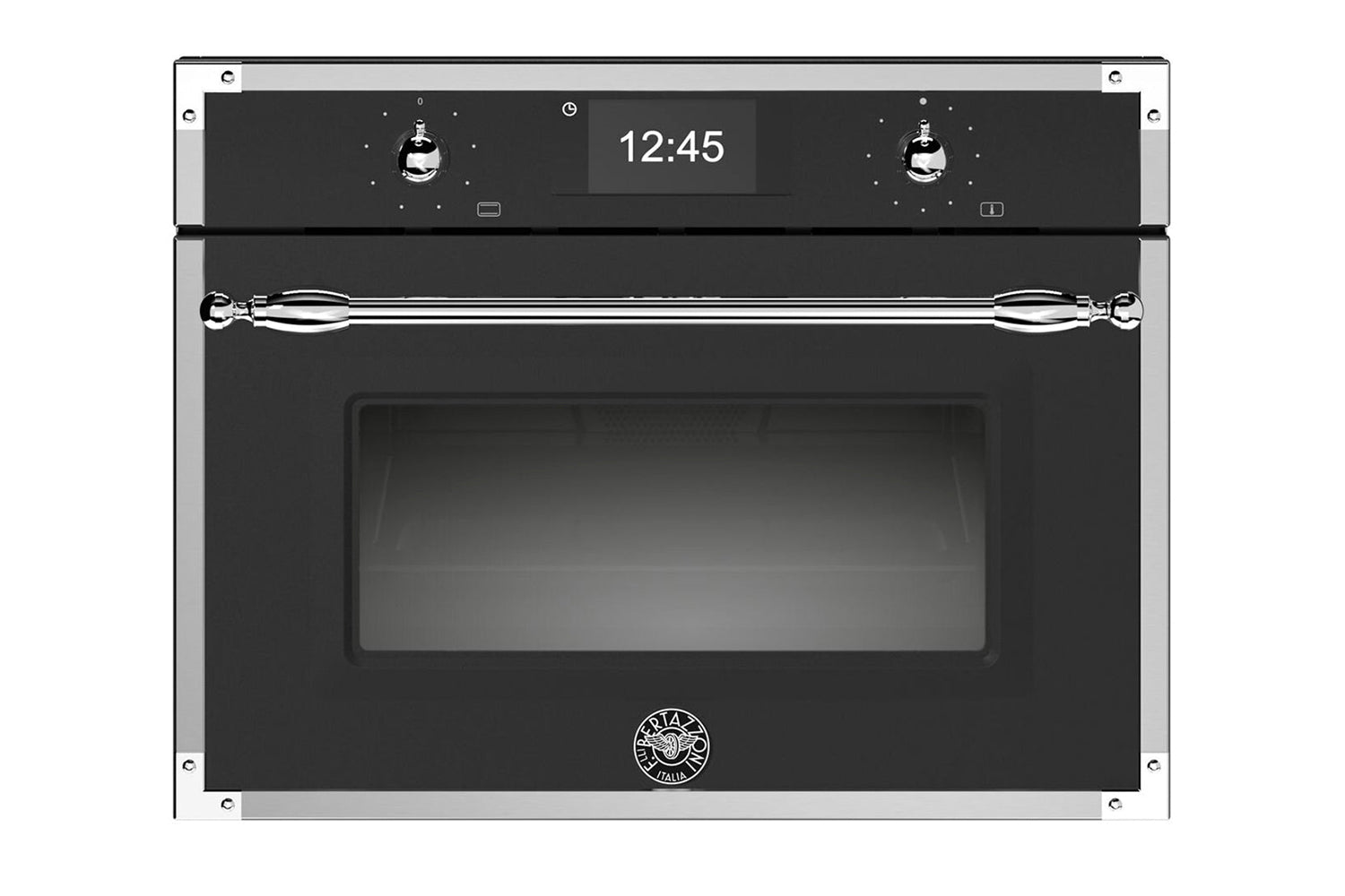Bertazzoni Heritage Series 60cm Built-in Combination Microwave Oven | F457HERMWTNE | Black