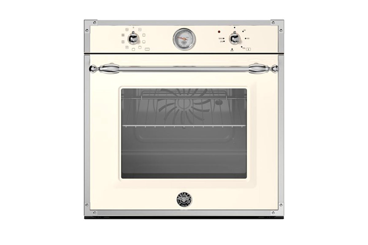 Bertazzoni Heritage Series Built-in Single Oven | F609HEREKTAX | Ivory/Stainless