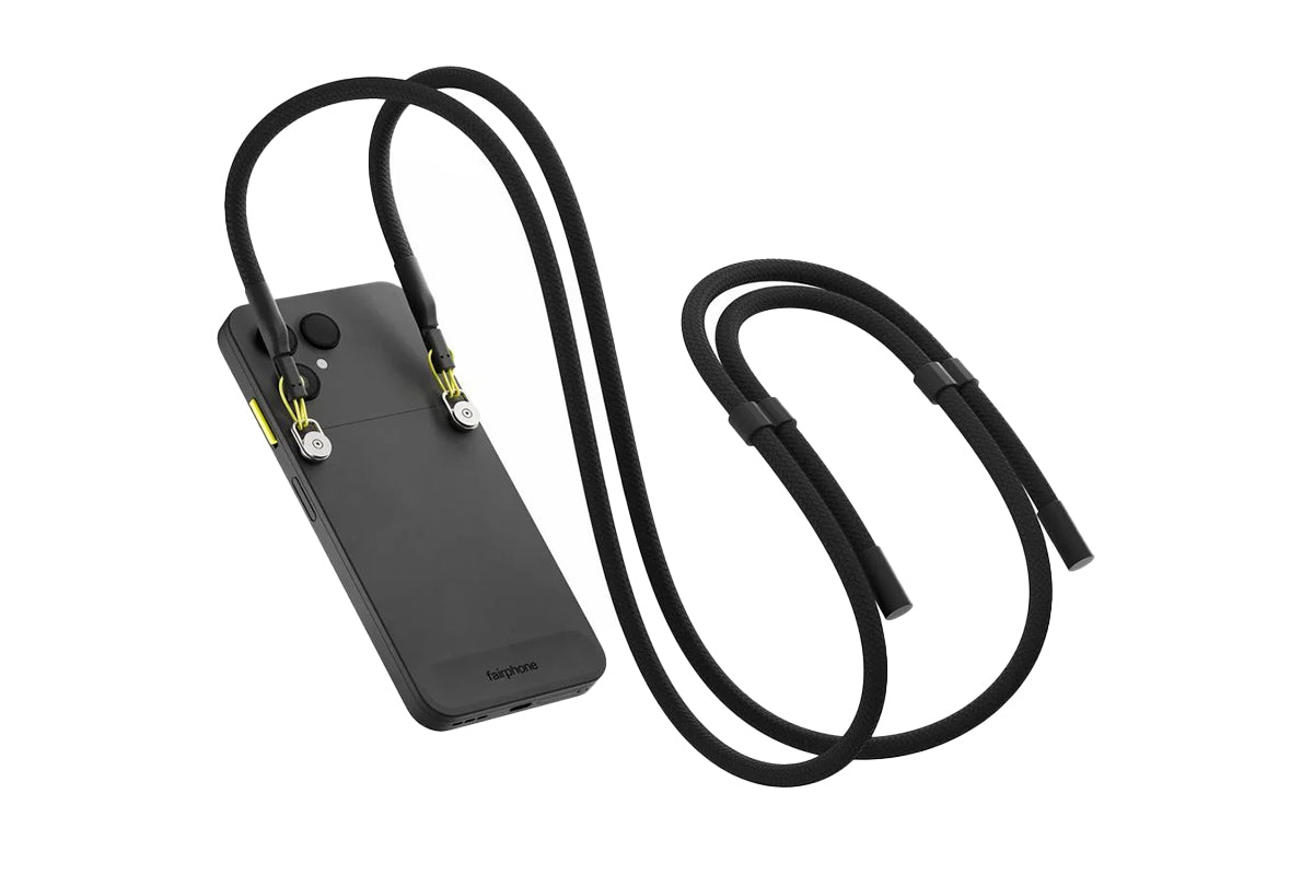 Fairphone Gen 6  Phone Lanyard | Horizon Black| Textile Cord | 75cm